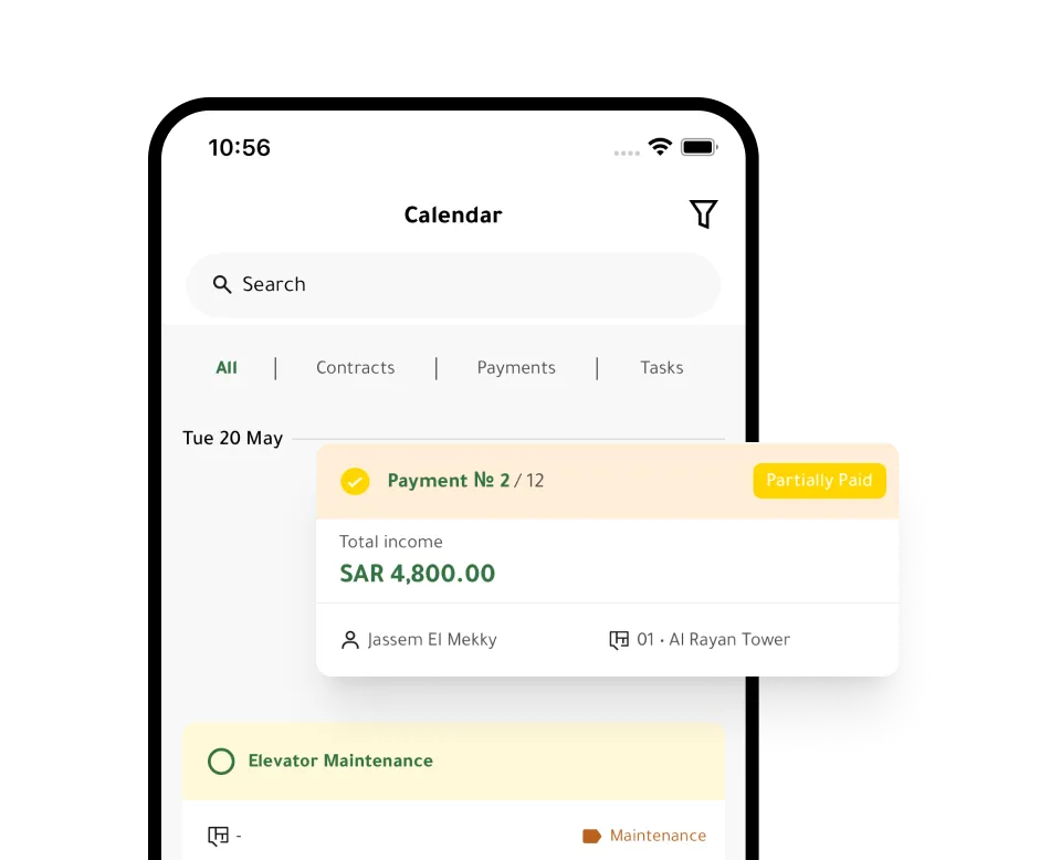 mulki app calendar